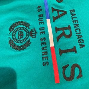 Balenciaga Paris Flag T-Shirt